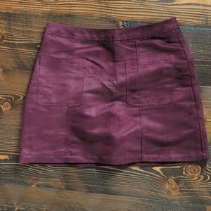 Elegant Purple Women's Skirt